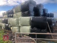 135 WRAPPED SQUARE BALES OF SILAGE