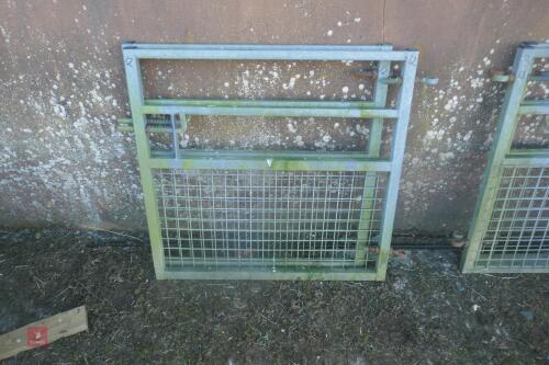2 X GALVANISED STEEL GATE (12)