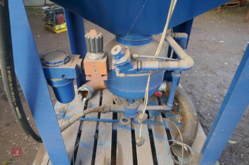 LARGE SHOT BLASTING TANK