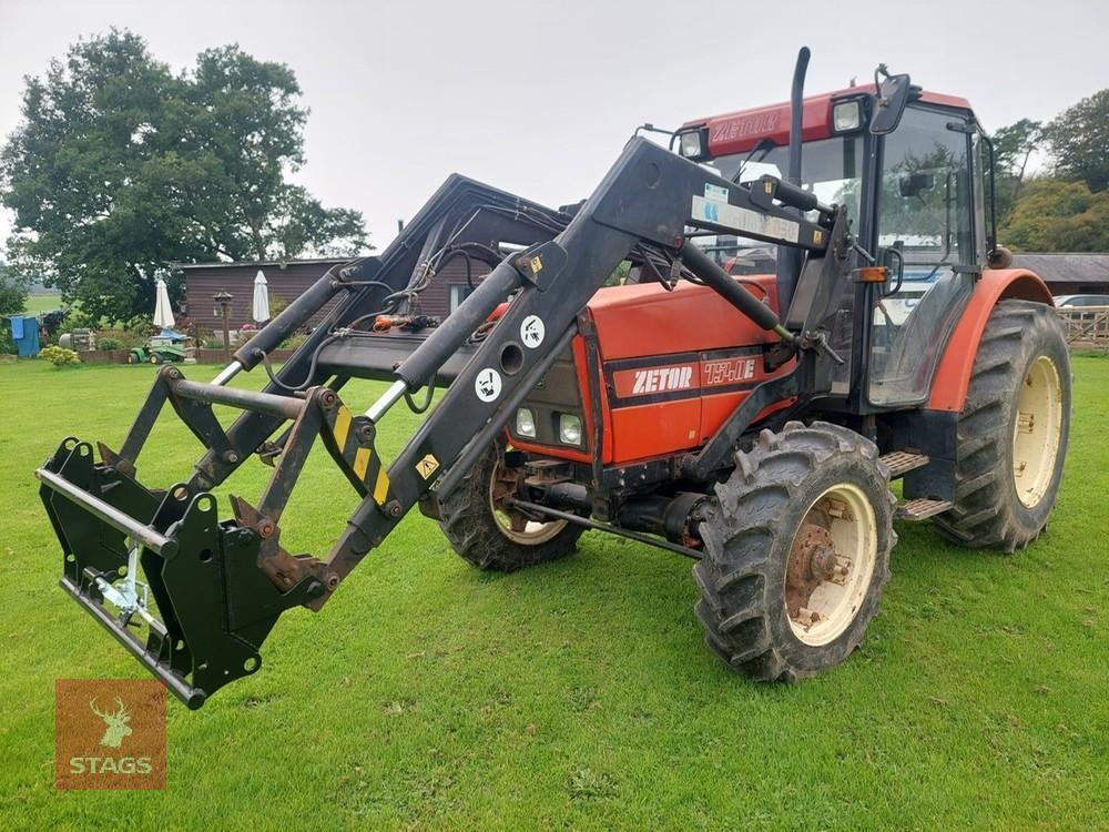 1996 ZETOR 7540E LOADER 4WD TRACTOR