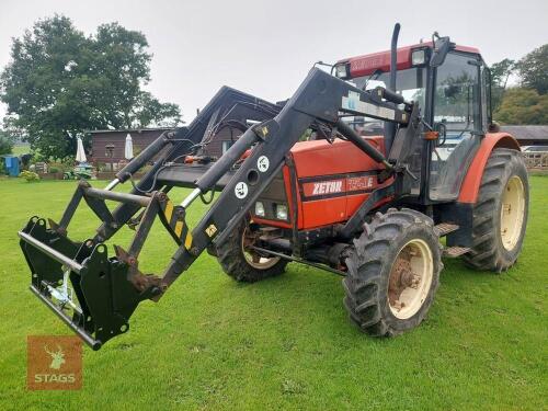 1996 ZETOR 7540E LOADER 4WD TRACTOR