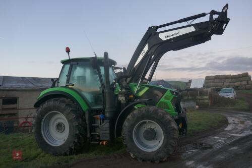 2021 DEUTZ-FAHR 6185 RCSHIFT 4WD TRACTOR