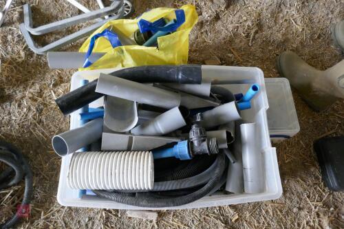 VARIOUS PLASTIC PIPE FITTINGS (43)