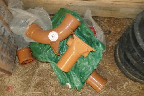 QTY PLASTIC DRAINAGE PARTS (69)
