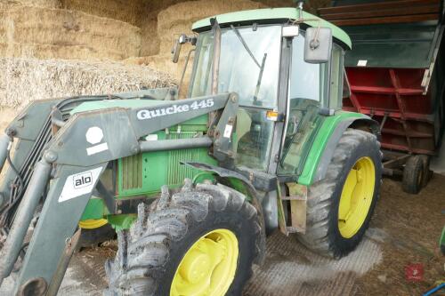 JOHN DEERE 6310SE 4WD TRACTOR C/W QUICKE 445 LOADER