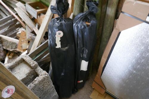 2 ROLLS OF FOAM BACK COYA MATTING (92)