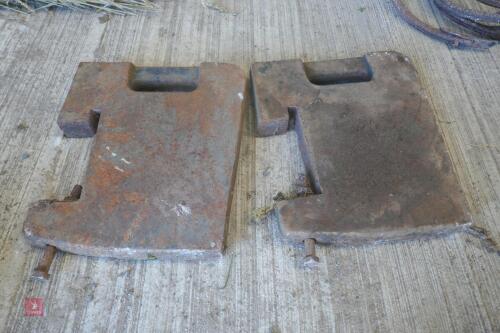 2 X TRACTOR WEIGHTS