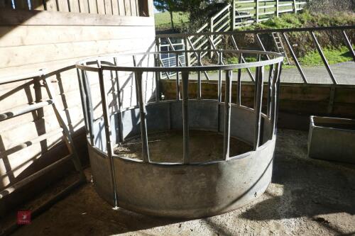 GALVANISED CATTLE ROUND FEEDER
