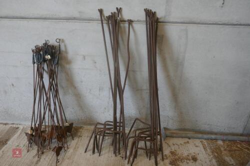 17 METAL H STAKES