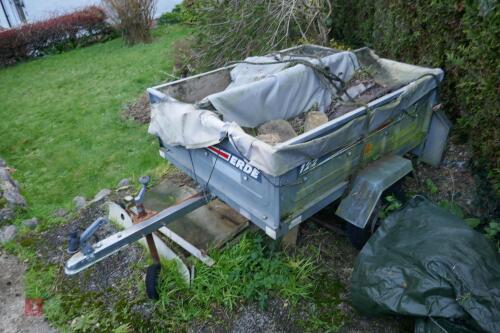 ERDE 122 SINGLE AXLE CAR TRAILER