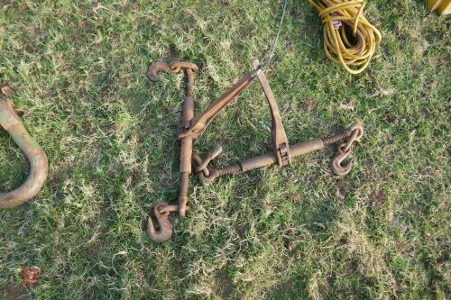 2 RATCHET CHAIN TENSIONERS
