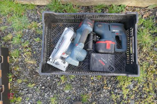 BOSCH 24V DRILL AND CIRCULAR SAW