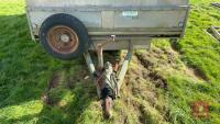 BATESTON TWIN AXLE TRAILER C/W 12' LIVESTOCK CONTAINER - 4
