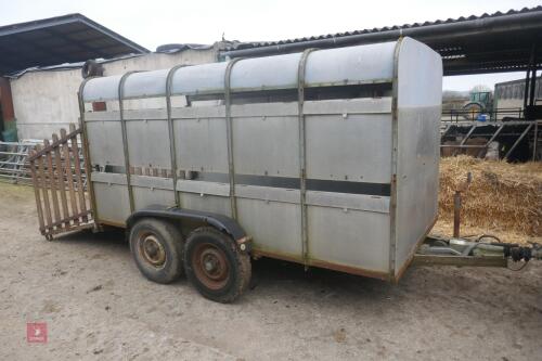 12' IFOR WILLIAMS LIVESTOCK TRAILER