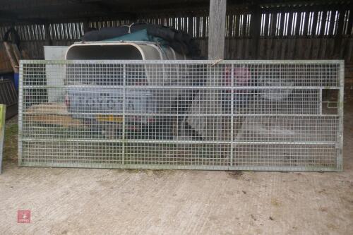 15' GALVANISED MESH GATE