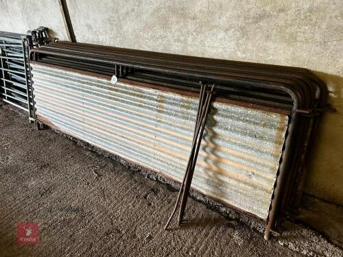 7 X 9' SHEETED POLDENVALE HURDLES (83