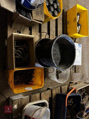 VARIETY OF BOLTS AND NAILS (63)