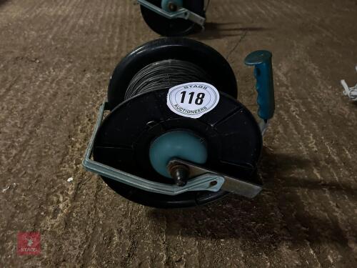 HAND REEL OF STEEL WIRE (118)