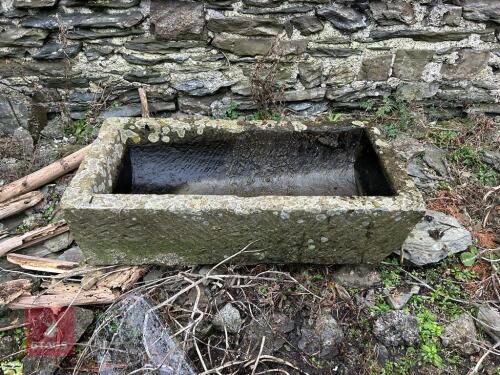32'' X 16'' SANDSTONE TROUGH/PLANTER(1)