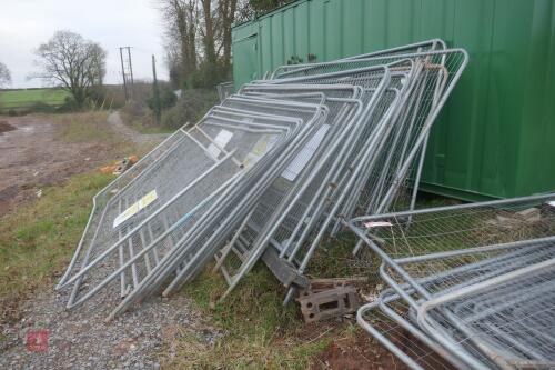 APPROX 50 HERRAS FENCING PANELS
