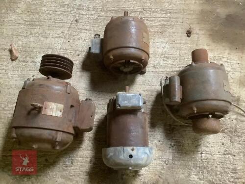 QTY OF ELECTRIC MOTORS