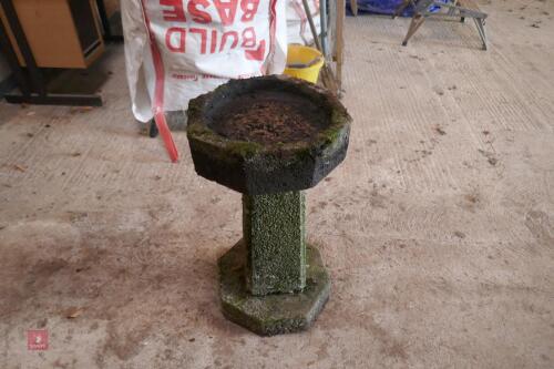 STONE BIRD AND BASE PLATE