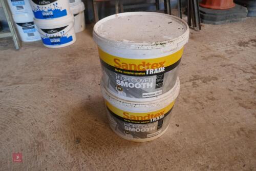 2 X 10L TUBS OF MAGNOLIA PAINT