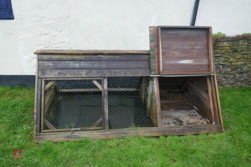 8' POULTRY CAGE + RUN