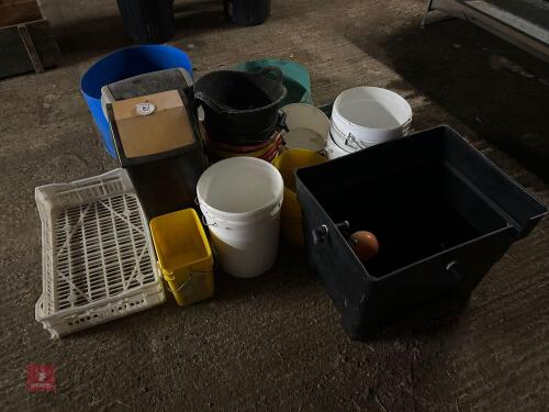 SELECTION OF BINS & BUCKETS (157)