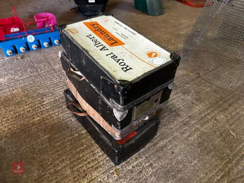 4 VINTAGE STORAGE BOXES