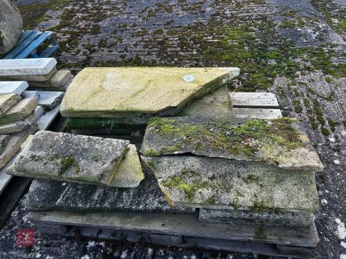PALLET OF ASSORTED SLABS/BLOCKS (185)