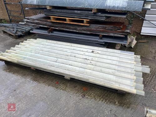 29 X BIG 6 PROFILE DAYLIGHT SHEETS
