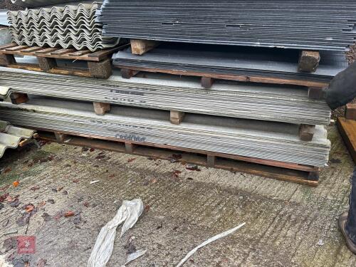 43 X NATURAL FIBRE CEMENT ROOF SHEETS