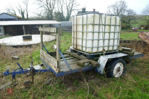 SINGLE AXLE TRAILER WITH IBC