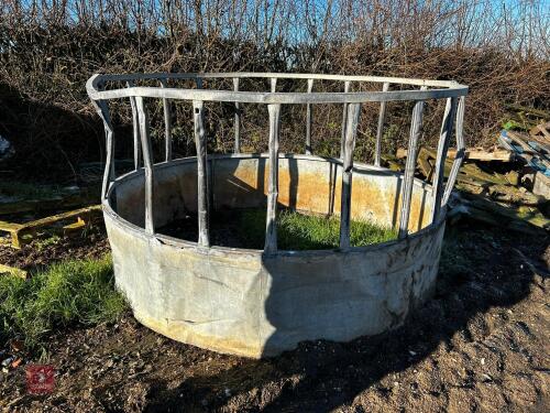 GALVANISED CATTLE RING FEEDER