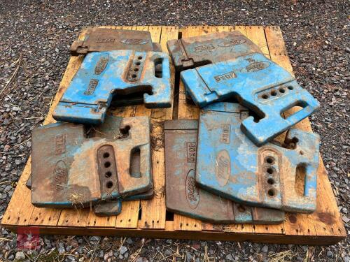 10 X 40KG FORD FRONT WEIGHTS