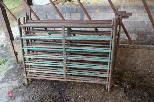 8 4' METAL SHEEP HURDLES