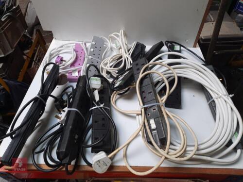 BOX OF ELECTRICAL EXTENSION CABLES