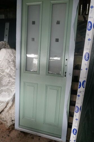 LIGHT GREEN COMPOSITE DOOR