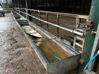 14' 6'' GALVANISED FEED BARRIER & TROUGH - 3