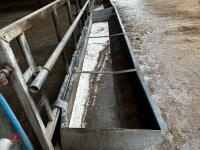 14' 6'' GALVANISED FEED BARRIER & TROUGH - 5