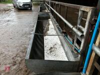 14' 6'' GALVANISED FEED BARRIER & TROUGH - 9