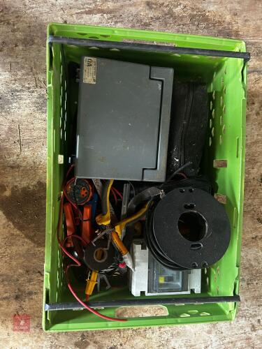 BOX OF ELECTRICIAN TOOLS