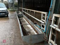 14' 6'' GALVANISED FEED BARRIER & TROUGH - 7