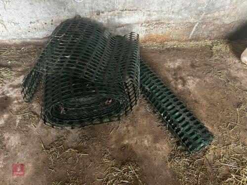 2 ROLLS OF PLASTIC SAFETY NETTING