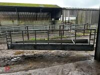 14' 6'' CATTLE FEED BARRIER & TROUGH - 2