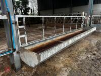 14' 6'' CATTLE FEED BARRIER & TROUGH - 5