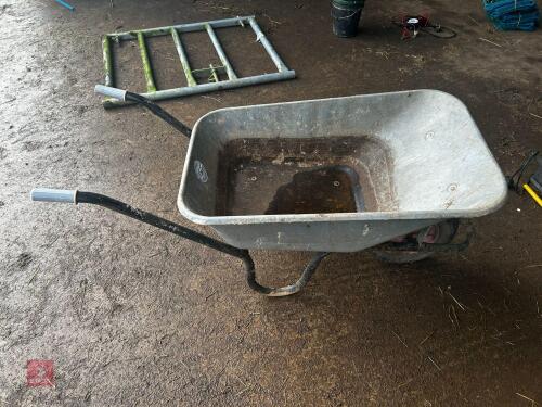 GALVANISED WHEEL BARROW