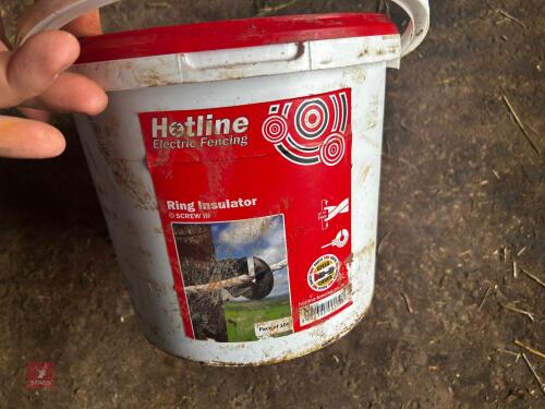 BUCKET OF HOTLINE SCREW IN INSULATORS