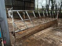 15' CATTLE FEED BARRIER